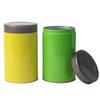 Circular Pattern Tea Storage Box Thickened Metal Storage Can Mini Tea Sealed Jar  Household Use
