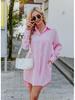 2022 European & American Women's Spring/Summer Long-Sleeve Striped Casual Shirt