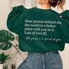 2025 Dames Hoodie met Lange Mouwen, Ronde Hals en Letterprint - Losse Pasvorm, Europese & Amerikaanse Stijl