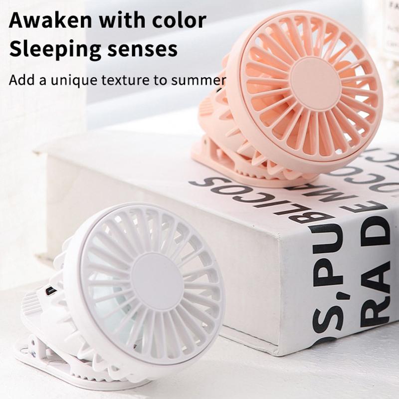 Portable Mini Hand Clip Fan Usb Rechargeable Solar Powered Fan For Travel Outdoor Hiking Camping Clip On Air Cooling Small Fan