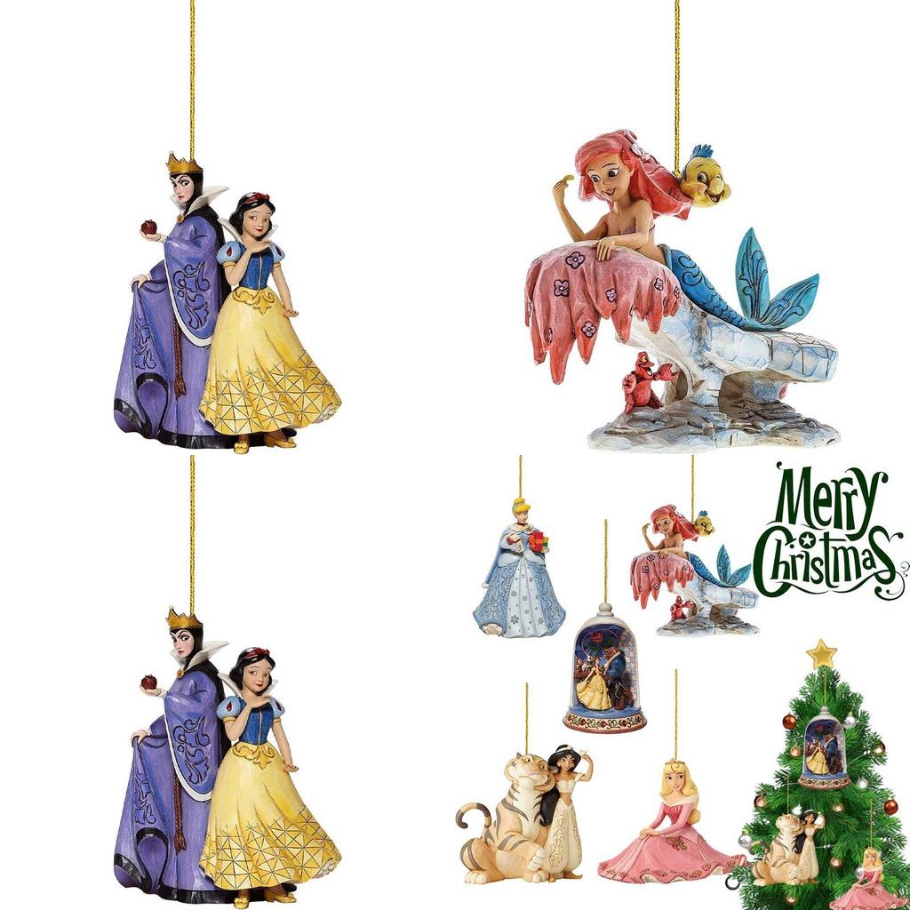 Joyful Christmas Princess Acrylic Pendant Ornaments For Xmas Tree Decor