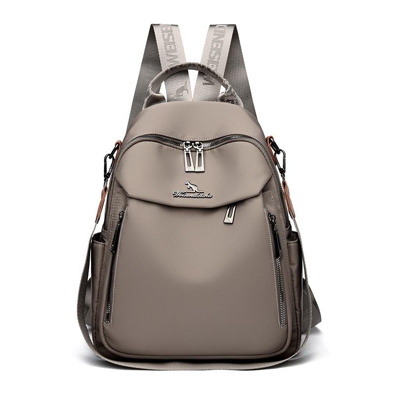 

Легкий Водонепроницаемый Рюкзак из Оксфорда для Женщин - Универсальный, Повседневный, Большой Вместимости 26x13x34 cm хаки