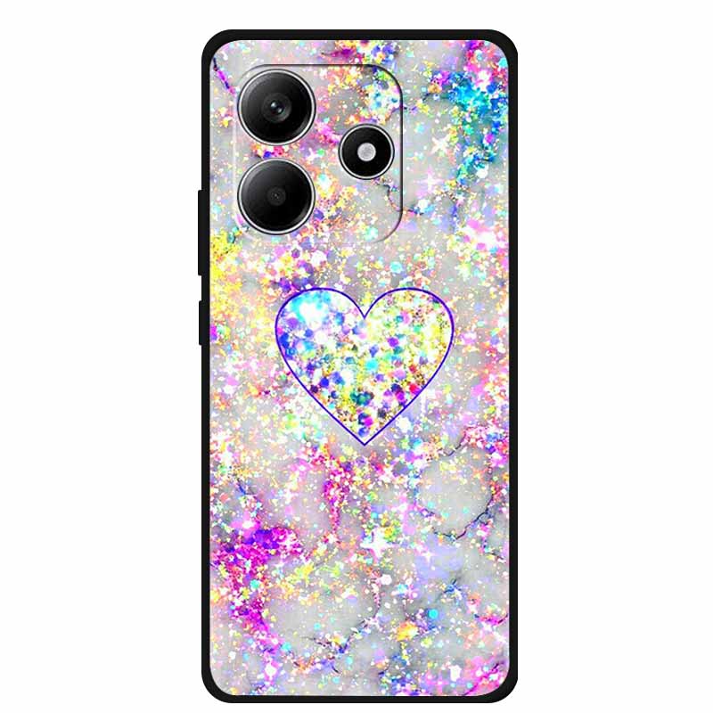 Lovely Case For Redmi Note 14 5G Cover Painted Cats Soft TPU Silicone Cover for Xiaomi Redmi Note 14 Pro Plus 5G Back Case Coque