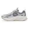 Anta Slip Resistant Abrasion Resistant Low Top Running Shoes Men's Gray White 112448813-3