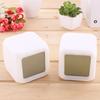 Digital Clock Multifunctional Temperature Display Alarm Clock Square Color Changing Electrical Alarm Clock for Office