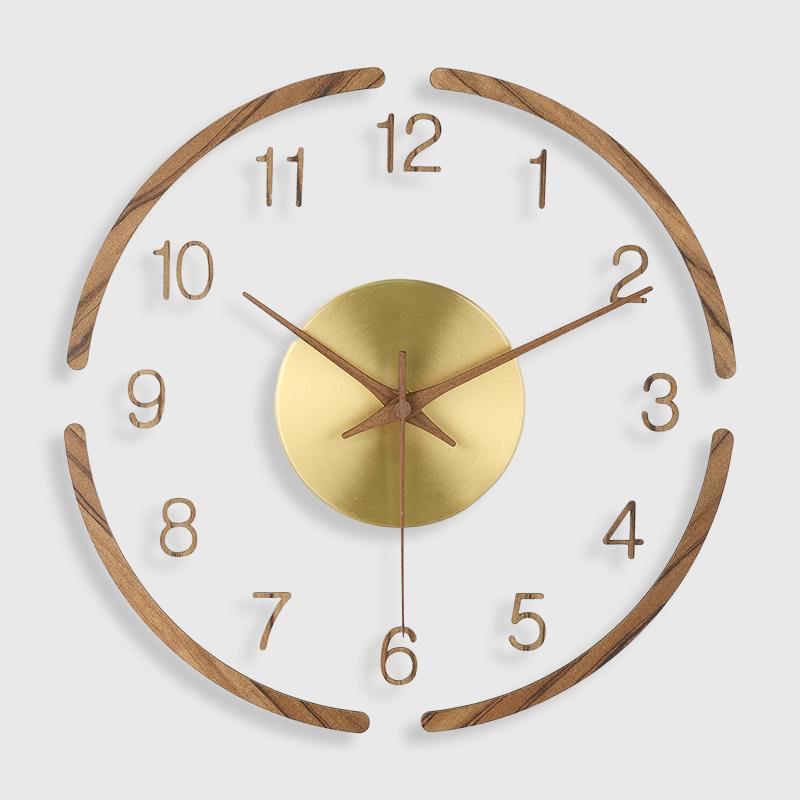 Modern Wall Clock Nordic Decorative Wall Watch Interior Elegant Aesthetic Clocks Minimalist Silent Elegant Living Room Watches