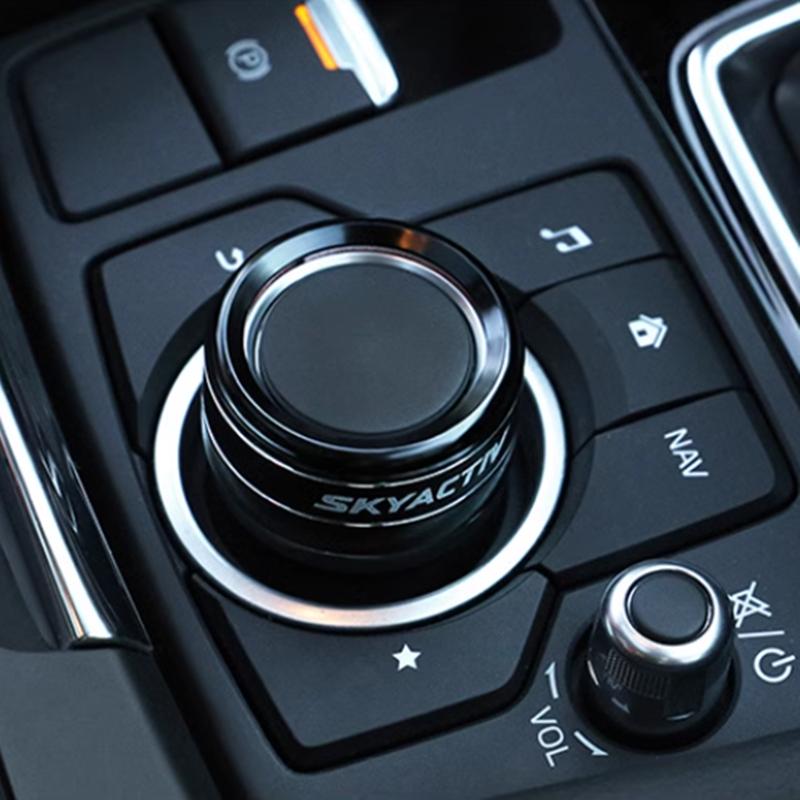 For 2016 2017 2018 2019 2020 2021 2022 2025 2024 Mazda MX-5 Automotive center console multimedia adjustment knob Decorative ring