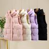 Children's Down-Filled Vest: Fall/Winter Casual Vest for Girls