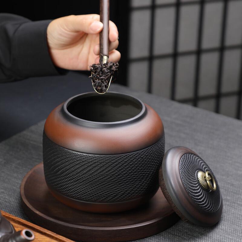 Dingle Zisha Purple Clay Tea Storage Jar