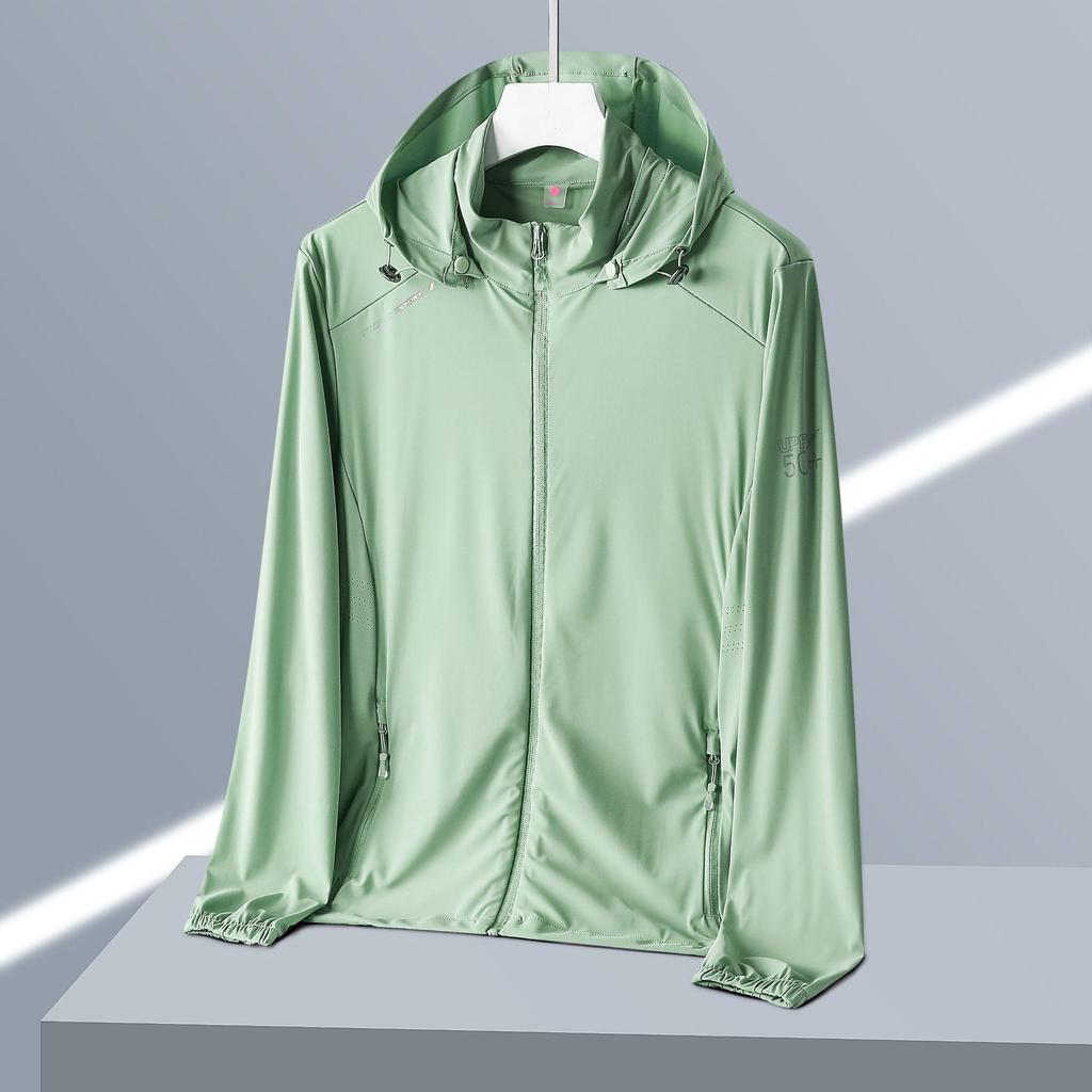 Herren-Sommerjacke aus Eisseide mit Sonnenschutz zum Angeln und für den Außenbereich