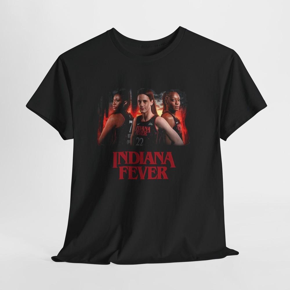 Indiana Fever Stranger Things Tee, Unisex Shirt for Fans, Heavy Cotton Top,