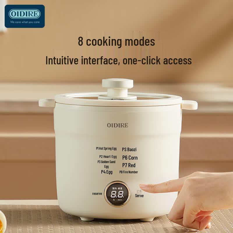 OIDIRE Smart Automatic Egg Cooker & Steamer CN plug (adapter included)