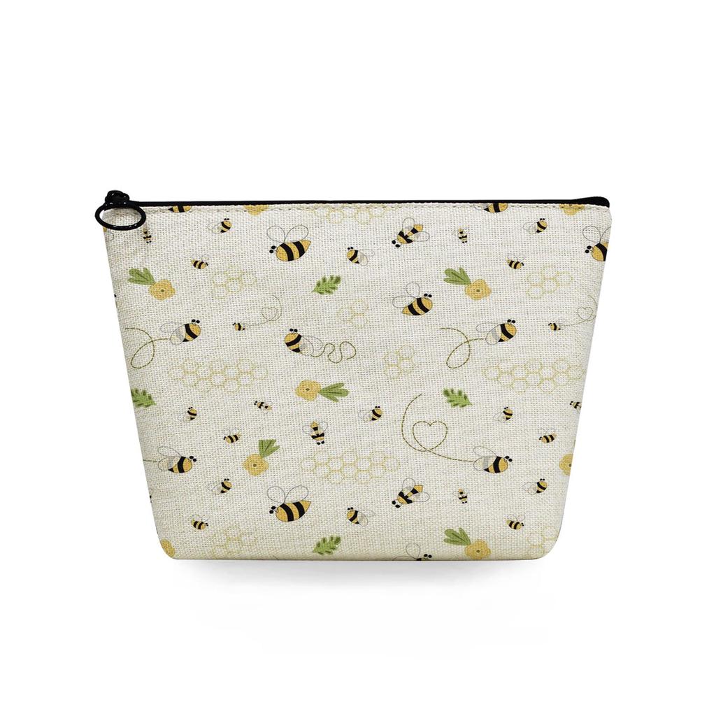 Women Seven-spotted ladybug Print Cosmetic Bag Toiletries Organize Travel Storage Case 6748