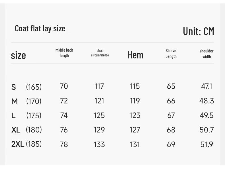 Meilicheng Unisex All-Weather Two-Piece Goose Down Jacket M563WYR016