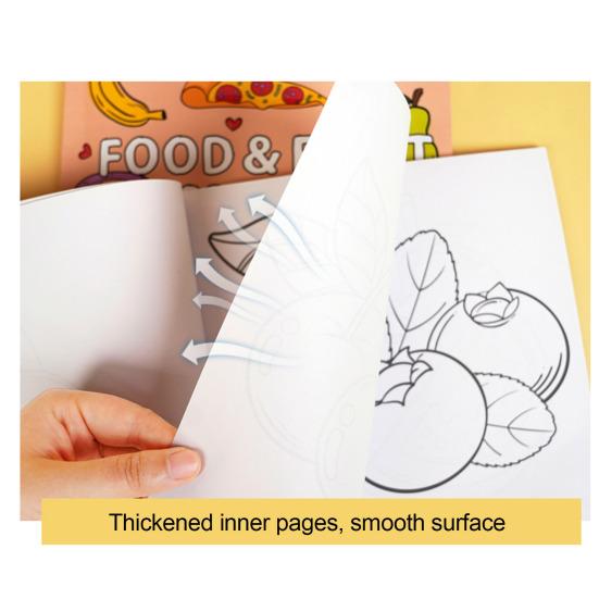 Adults Teens Coloring Book Single-Sided Pages Weird Design High-Resolution Printing Stress Relief Relaxation Drawing