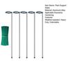 5Pcs Extendable Plant Support Stakes Aluminum Alloy Plant Stem Holder Adjustable Tomato Stakes with Ties for Amaryllis Monstera Vegetables