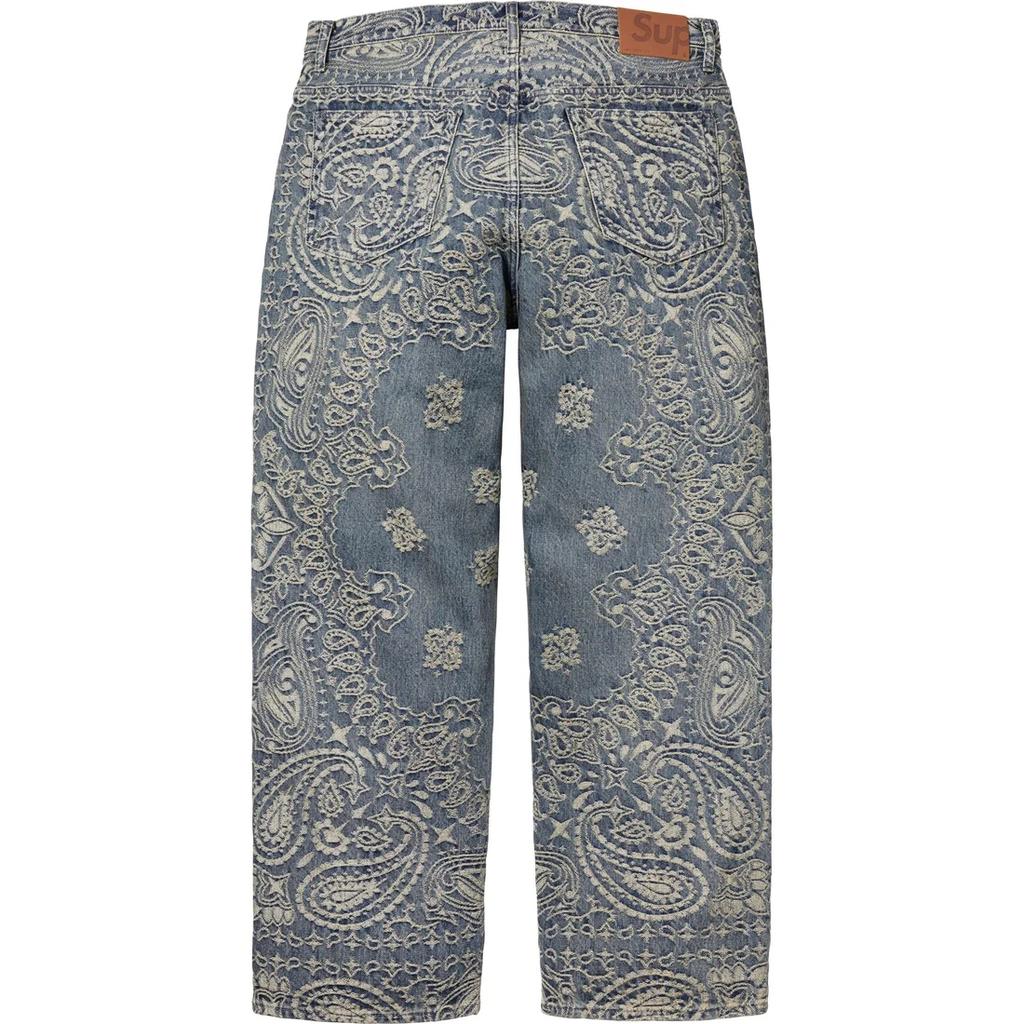 Supreme Bandana Jacquard Baggy Jean SUP-SS25-058