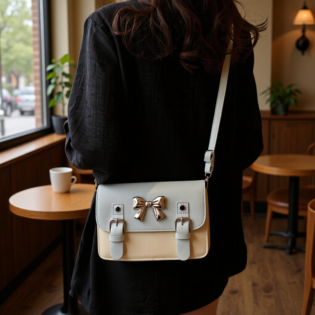 Trendy Bow Knot Square Bag: Elegant, Versatile Handbag & Crossbody
