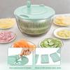 Vegetables Salad Spinner Lettuce Leaf Vegetable Dehydrator Multifunctional Vegetable Washer Bowl Salad Vegetable Dryer Mixer