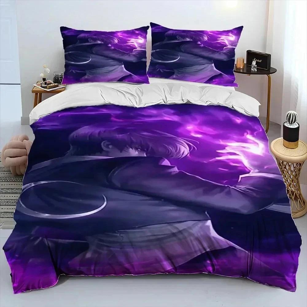 3D Print King Of Fighters Retro Game Bedding Set Duvet Cover Bed Set Quilt Cover Pillowcase Comforter King Queen Size Boys Adult