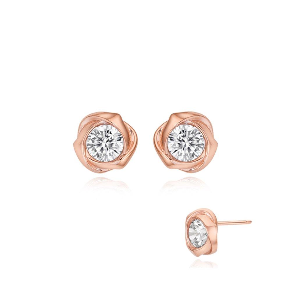 [Stonehenge] Silver Cubic Earrings Sc24B07E