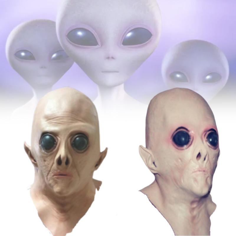 Buitenaards Hoofdmasker Voor Halloween Sci-fi Film Themafeest Met Uniek Handgemaakt Ontwerp