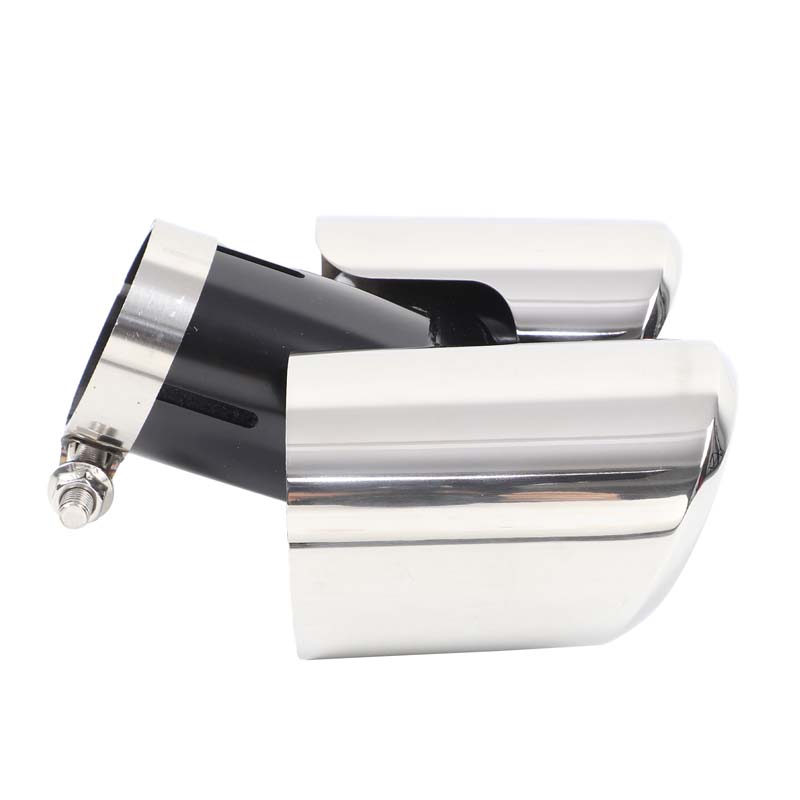 

stainless steel Glossy silver For Toyota FJ Cruiser 2007-2026 Muffler Exhaust Pipe Tip Nozzle Tail Throat Black Exhaust Head срібний