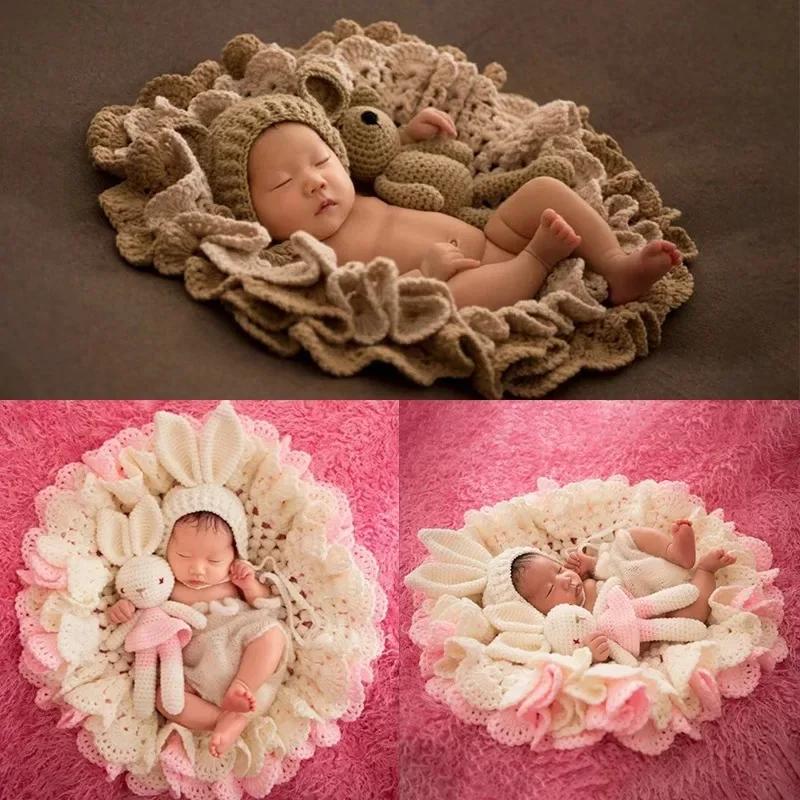 Studio Thema Prop Deken Pasgeboren Volle Maan Honderd Dagen Baby Fotografie Hulpstuk Schiet Deken Baby Foto Schiet Rekvisieten