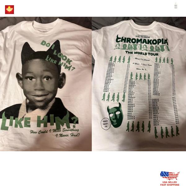 TrendingTyler the Creator Chromakopia Tour Concert 2025 short sleeve shirt KV373 Unisex T-Shirt L
