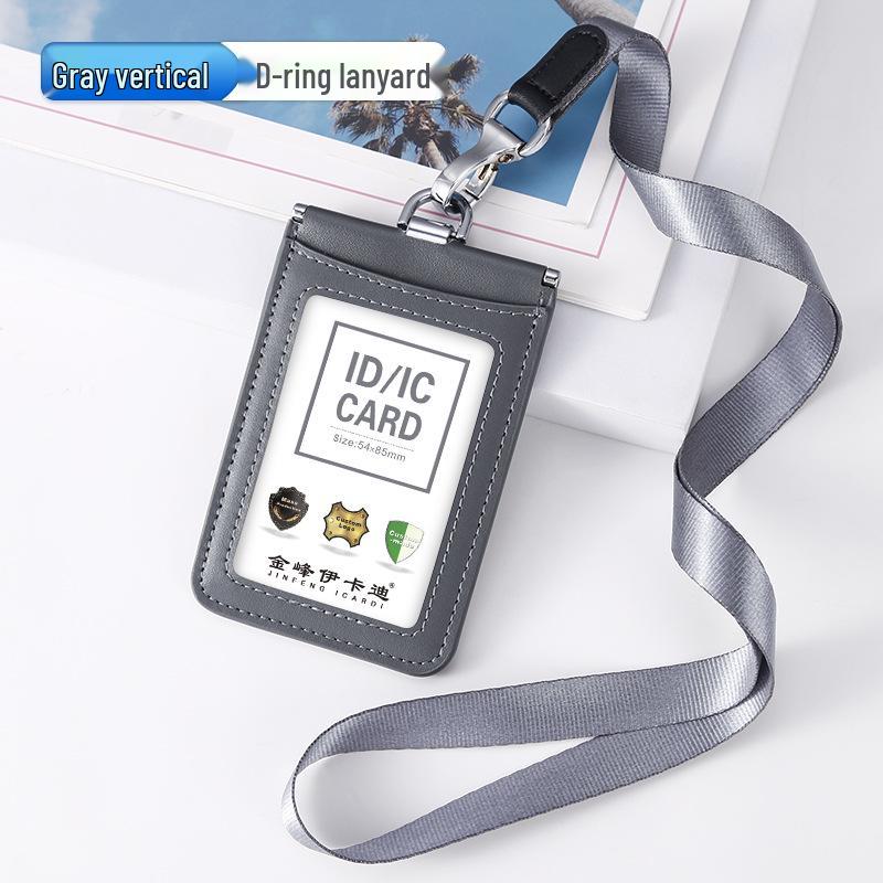 Anti-Demagnetization Multi-Slot ID Holder with Retractable Neck Lanyard