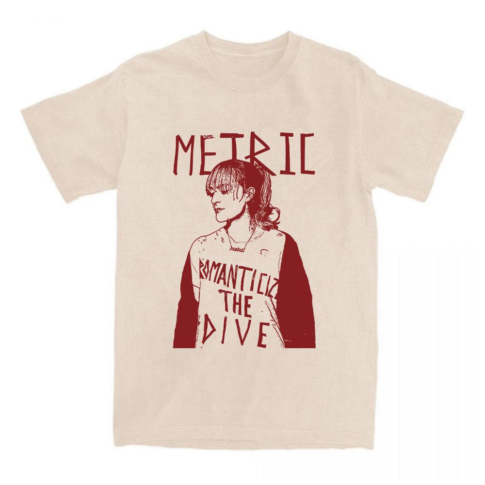 METRIC Romantisiere Den Tauchgang T-Shirts Unisex Streetwear Baumwolle Kurzarm Sommer Mode T-Shirt Lässig Damen Herren T-Shirts