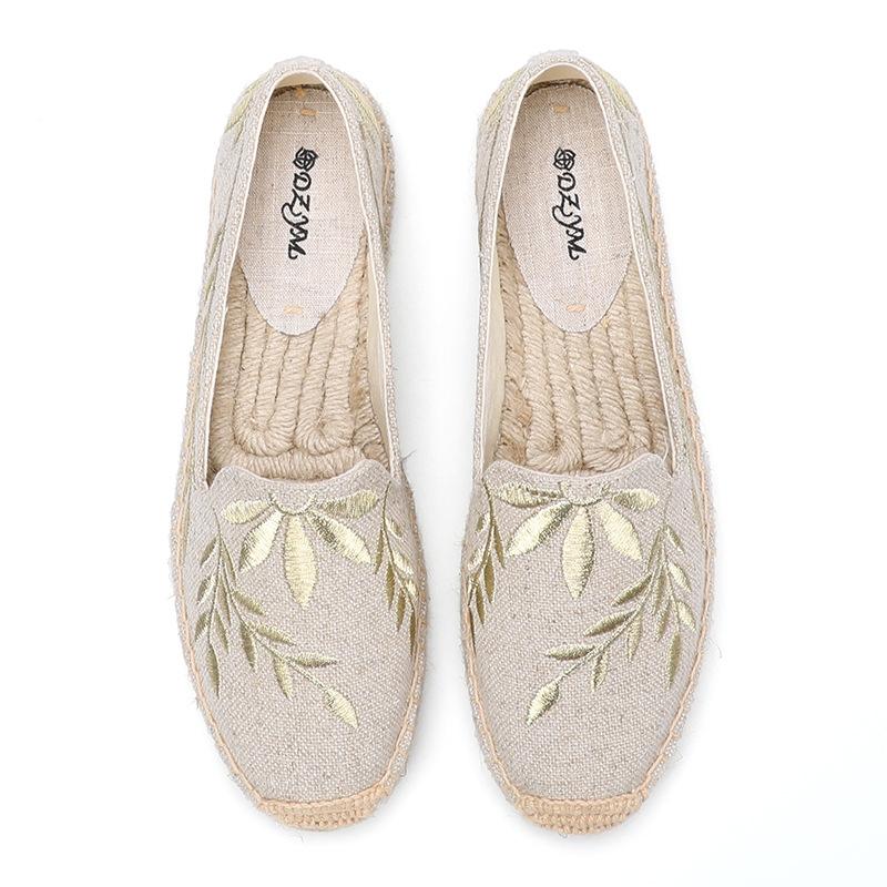 Kobiety Mieszkania Buty Slip On Ladies Canvas Lazy Loafers Oddychające Espadryle Obuwie na wiosnę i jesień