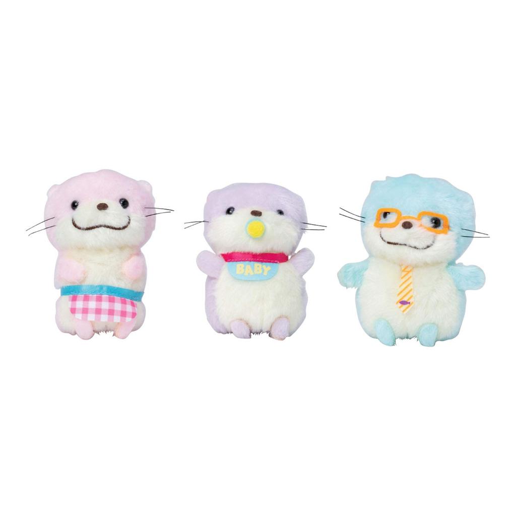 Kawada Yumefuwa Town Otter Family Set YF-032