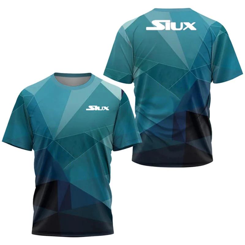 Men's Quick-drying Short-sleeved T-shirt Breathable Badminton Tennis Volleyball Sweatshirt Summer Sweaty Running Sweatshirt