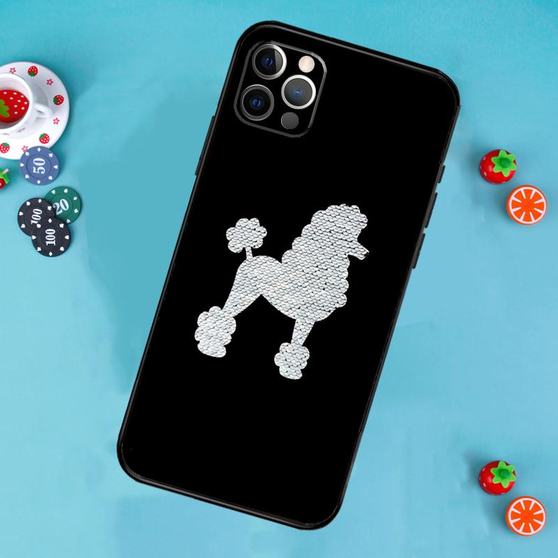 Poodle Dog Cartoon Phone Case For iPhone 17 Air 16 15 14 13 12 11 Pro Max 12 13 Mini 15 16 Plus 16e Cover Funda