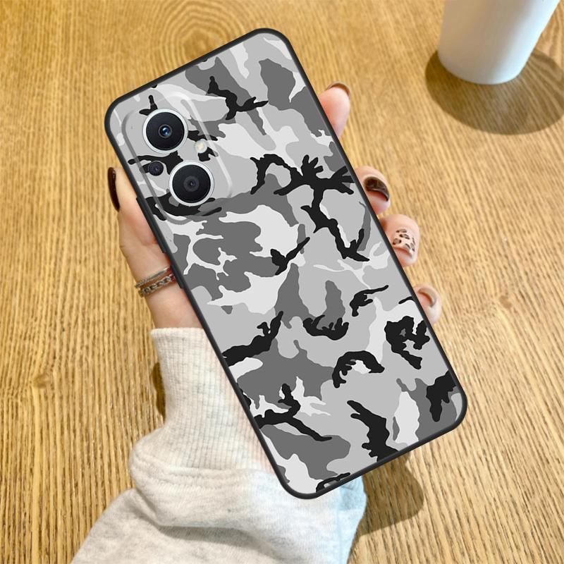 Armee Tarnmuster Tarnung Hülle Für OPPO Reno 7 8 Lite 14 F 13F 12F 11F 13 12 11 10 Pro OPPO Find X9 X8 X6 X5 Pro Hülle