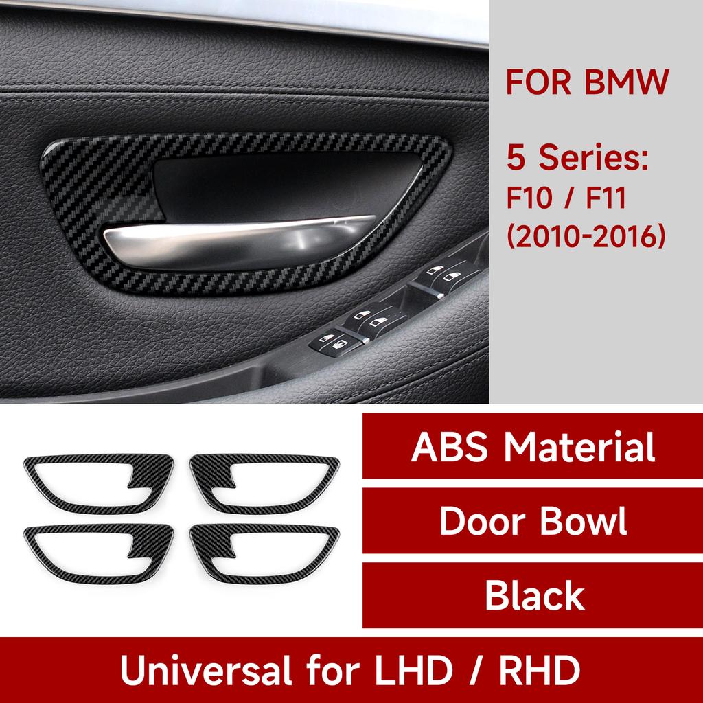 WDV25 For BMW 5 Series F10 F11 (2010-2016) Trim Accessories. Car Center Console Dashboard Gear Shift Panel. Carbon Fiber ABS Sticker.