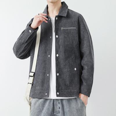 Young Men Loose Trend Casual Men's Jacket Baseball Collar Jacket Business