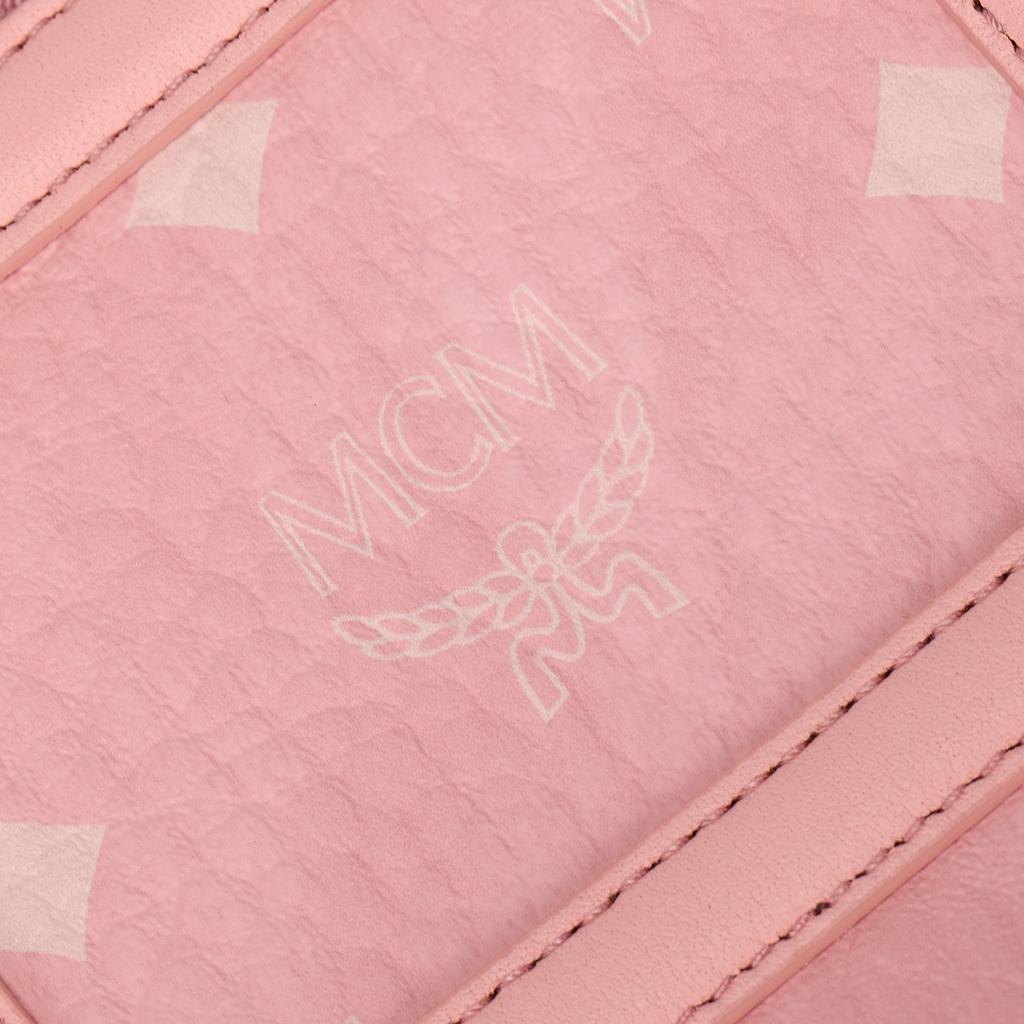 MCM Aren Visetos Monogram Mini Shoulder Bag Women Shoulder Bag Pink MWSBAER01QZ001