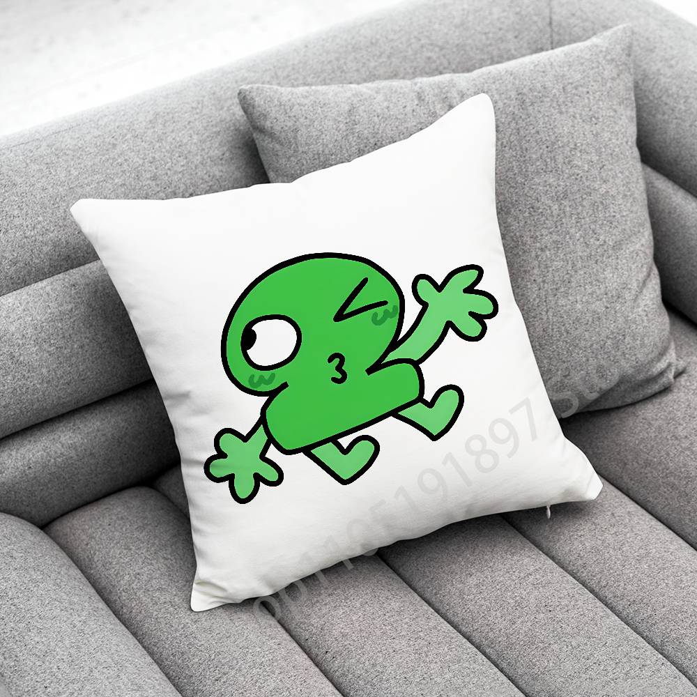 Bfdi B-Battle for Dream Island Cool Throw Pillow Case For 45x45cm 40x40cm 30x30cm 50x50cm 55x55cm Square Home Pillowcase Case