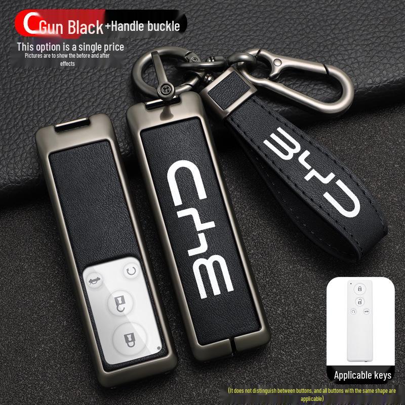 Premium Metal Key Case Cover for BYD G5/G Five (2016-2018 Models)