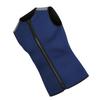 Colete Térmico de Neoprene 3mm, Top de Roupa de Mergulho sem Mangas com Zíper Unissex para Natação Snorkeling Surfe Mergulho Azul Marinho M