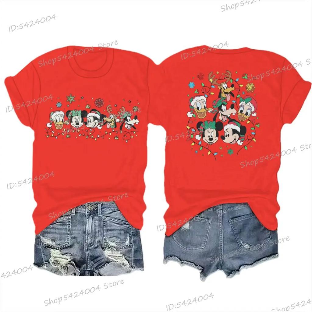 Christmas Mickey Mouse Shirt Mickey Friend Christmas TShirt Merry Christmas Women Men Tshirts