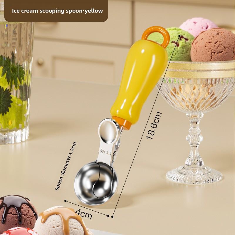 

Food Grade Pressed Ice Cream Scoop 1PC жёлтый