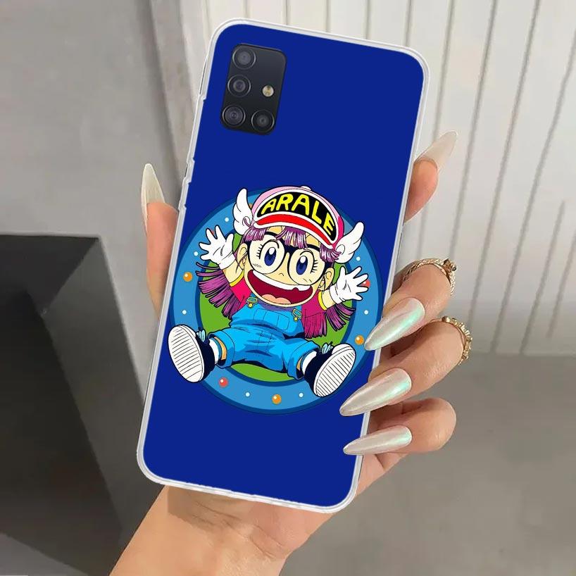Dr Slump Arale Anime Phone Case for Samsung Galaxy A52 A32 A22 A12 A02S A50S A30S A10S Note 20 Ultra 10 Plus S10 A31 A20 A71 A72