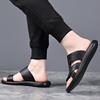 Men's Flat Slippers New Outdoor Breathable Casual Soft Sole Beach Shoes Lightweight Comfort Fashion Non Slip Male Sandals