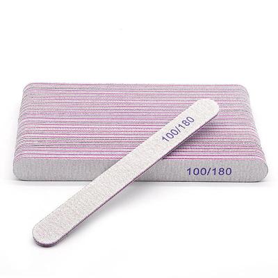 Wysokiej klasy szaro-biały pilnik do paznokci Zebra do manicure