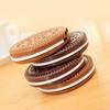 Cute Mini Pocket Chocolate Cookie Portable Makeup Cosmetic Compact Mirror Comb