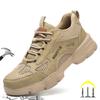 New Style Summer Safety Shoes For Men Light Breathable Sneaker Comfortable Indestructible Hombre Work Sneakers