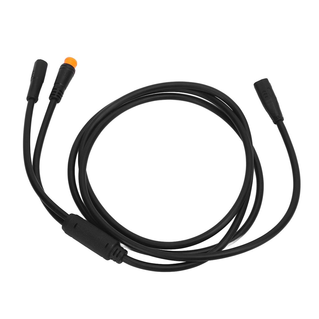 Bicicletă Electrică 1T2 Cablu de Extensie Conectează Motorul la Afișaj Contor Motor Mijlociu Cablu Splitter Y pentru